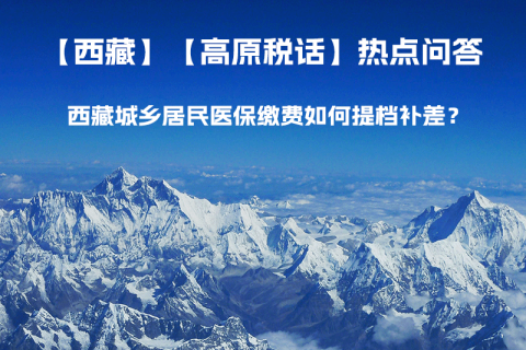 西藏城鄉(xiāng)居民醫(yī)保繳費如何提檔補差？
